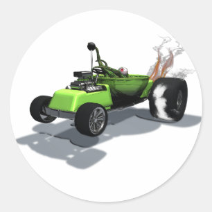 Draagwieltjes die mobiele sticker maken