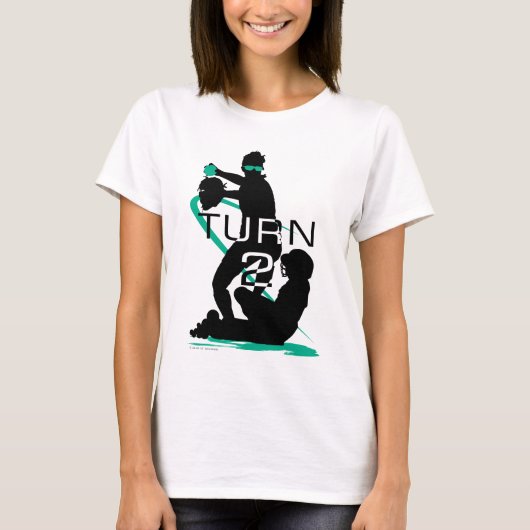 Draai 2 Softball T-Shirt (Voorkant)