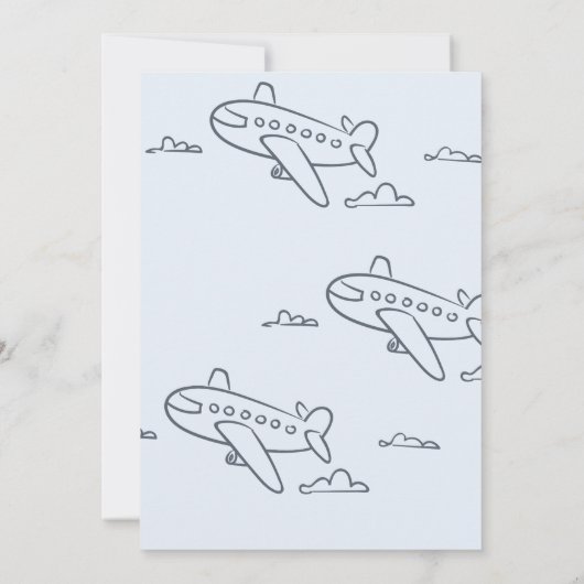 Draai 3 Kids Verjaardag uitnodiging (Achterkant)