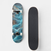 Draai abstract persoonlijk skateboard (Voorkant)