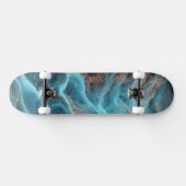 Draai abstract persoonlijk skateboard (Horizontaal)