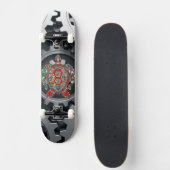 Draai abstract schildpad persoonlijk skateboard (Voorkant)