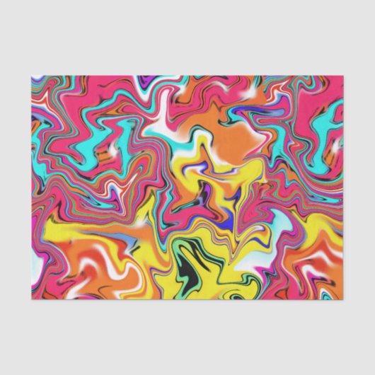 draai abstract tissuepapier (Voorkant)
