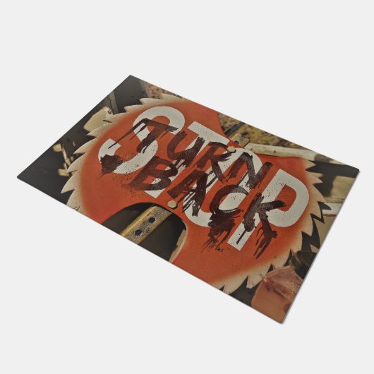 Draai achterdeurtje deurmat (Schuin)