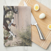 Draai als de wind - galopende verfpaarden theedoek (Quarter Fold)