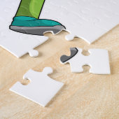 Draai als draaiende motor legpuzzel (Zijkant)