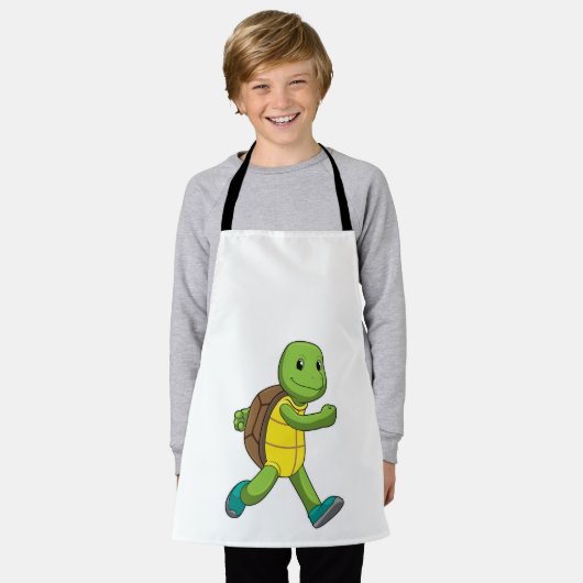 Draai als draaiende motor schort (Gedragen)