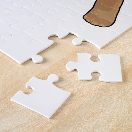 Draai als Runner met Handdoek Legpuzzel (Zijkant)