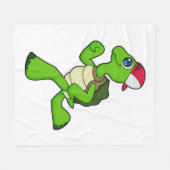 Draai als Runner met Pet Fleece Deken (Voorkant (Horizontaal))