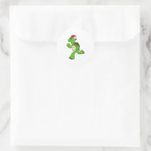 Draai als Runner met Pet Ronde Sticker (Tas)