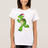 Draai als Runner met Pet T-shirt (Voorkant)