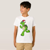 Draai als Runner met Pet T-shirt (Voorkant volledig)
