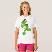 Draai als Runner met Pet T-shirt (Voorkant volledig)