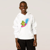 Draai als Surfer met surfplank (Voorkant volledig)