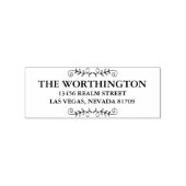 Draai bladeren4 rubberstempel (Afrduk)