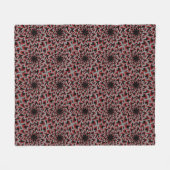 DRAAI BLOEM PATROON   FLEECE DEKEN (Voorkant (Horizontaal))