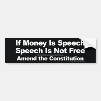 Draai Citizens United terug! Bumpersticker
