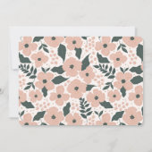 Draai & Dans Ballerina Bloemen Meisje Foto Verjaar Kaart (Achterkant)