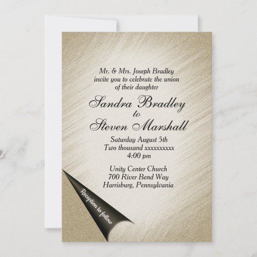 Draai de Antiek uitnodiging van de Biddeling van d (Voorkant)