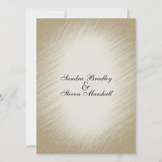 Draai de Antiek uitnodiging van de Biddeling van d (Achterkant)