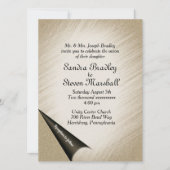 Draai de Antiek uitnodiging van de Biddeling van d (Voorkant)