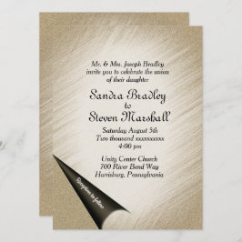 Draai de Antiek uitnodiging van de Biddeling van d