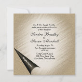 Draai de Antiek uitnodiging van de Biddeling van d (Voorkant)