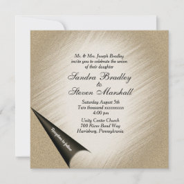 Draai de Antiek uitnodiging van de Biddeling van d