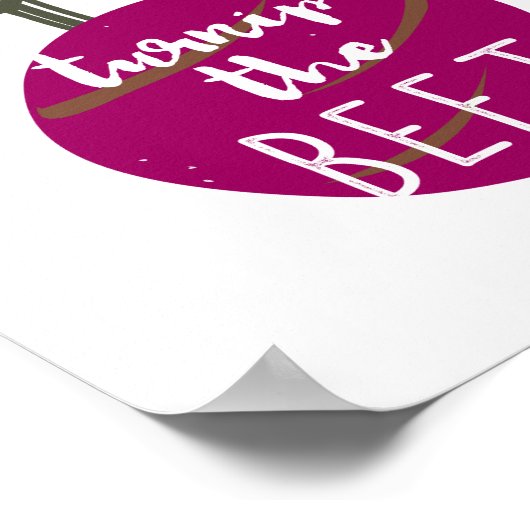 Draai de biet om poster (Hoek)