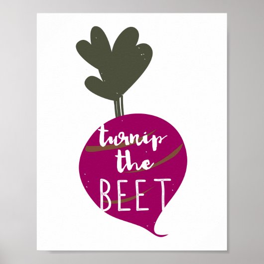 Draai de biet om poster (Voorkant)