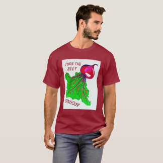 Draai de biet rond het Shirt