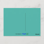 Draai de deur met papierventilator voor alle keren briefkaart (Achterkant)