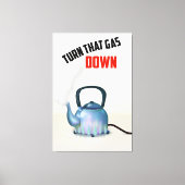 Draai de Gastje omlaag Canvas Afdruk (Voorkant)