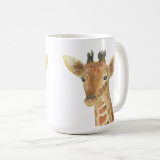 Draai de Giraffe Koffiemok (Voorkant rechts)