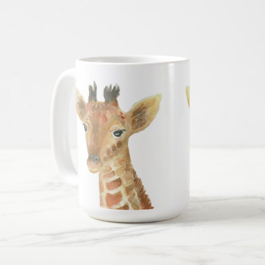 Draai de Giraffe Koffiemok (Voorkant links)