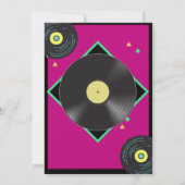 Draai de Kaart van de nodiging van de Partij van d (Achterkant)