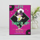 Draai de Kaart van de uitnodigingsdag van het fees (Staand voorkant)