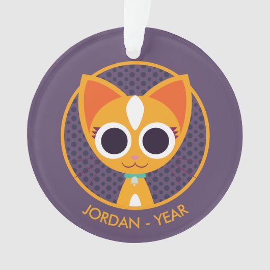 Draai de kat ornament (voorkant)