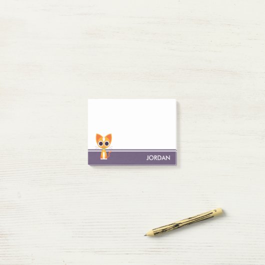 Draai de kat post-it® notes (Op bureau)