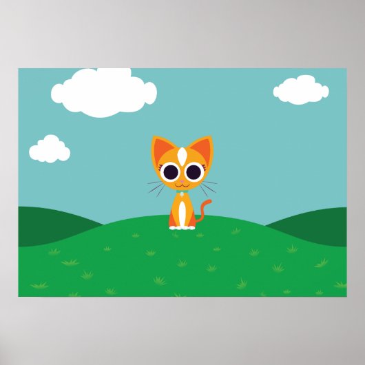 Draai de kat poster (Voorkant)