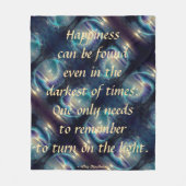 Draai de Light Fleece Deken aan (Voorkant)