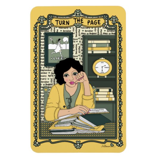 Draai de Page_C_4x6 koelkast Magneet (Verticaal)