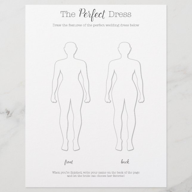 Draai de Perfect Dress game (Voorkant)