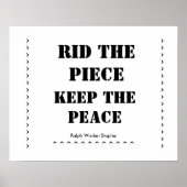 Draai de pistolen van het stuk poster (Voorkant)