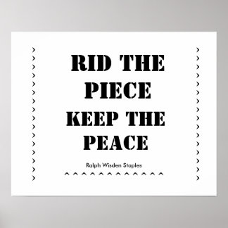 Draai de pistolen van het stuk poster