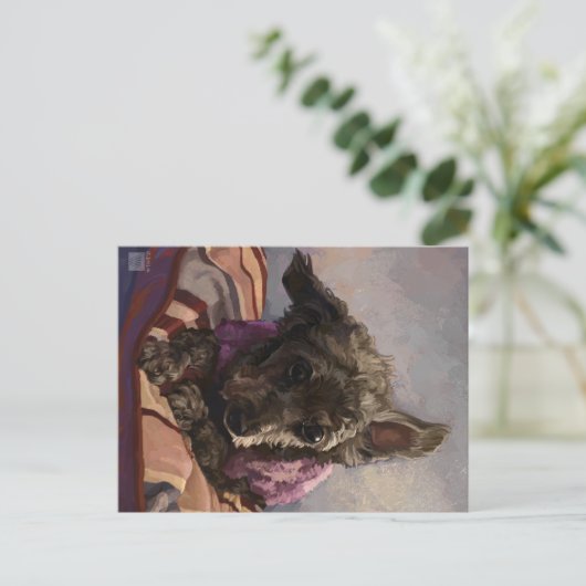 Draai de poel briefkaart (Staand voorkant)