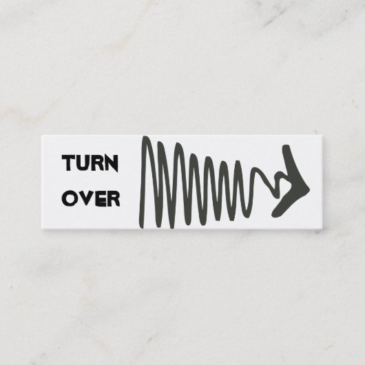 Draai de Roepenkaart om Contactkaartje (Voorkant)