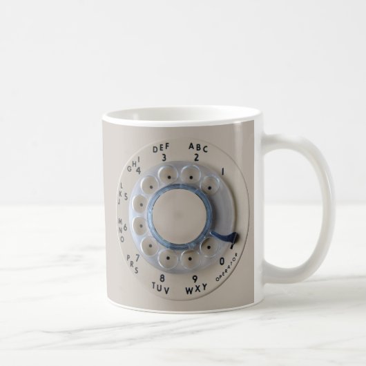 Draai de Rotary Phone Wijzerplaat opnieuw Koffiemok (Rechts)