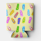 Draai de roze Koelbox van het Patroon van de Vlik Blikjeskoeler (Voorkant)