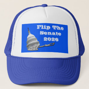 Draai de Senaatsstemming blauw 2026 Trucker Pet